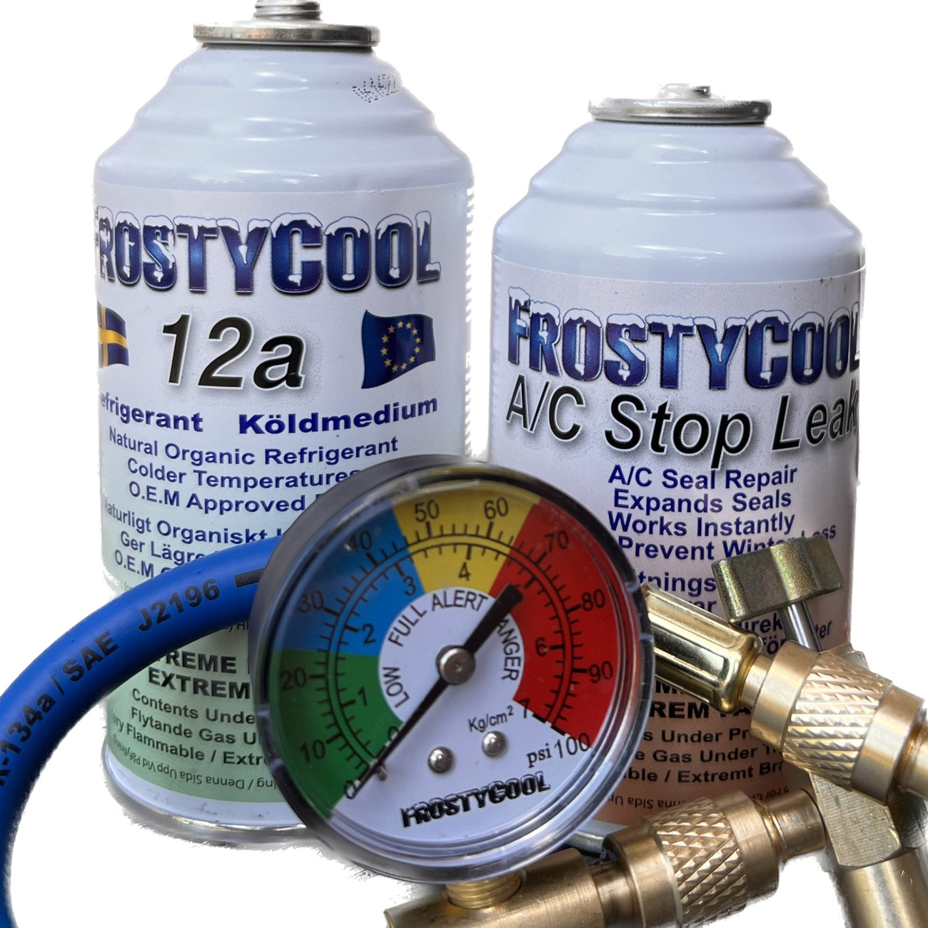 KIT FrostyCool 12a/ r134a + Stop Leak