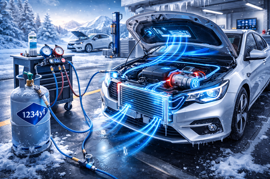 Hvorfor bør du sjekke og etterfylle 1234yf-gass på bilen – også om vinteren?