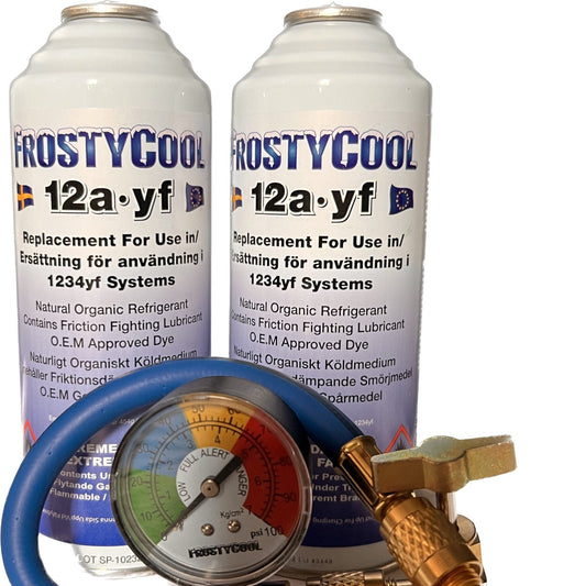 AC gass kit R1234yf – FrostyCool 12a-YF påfyllingskit
